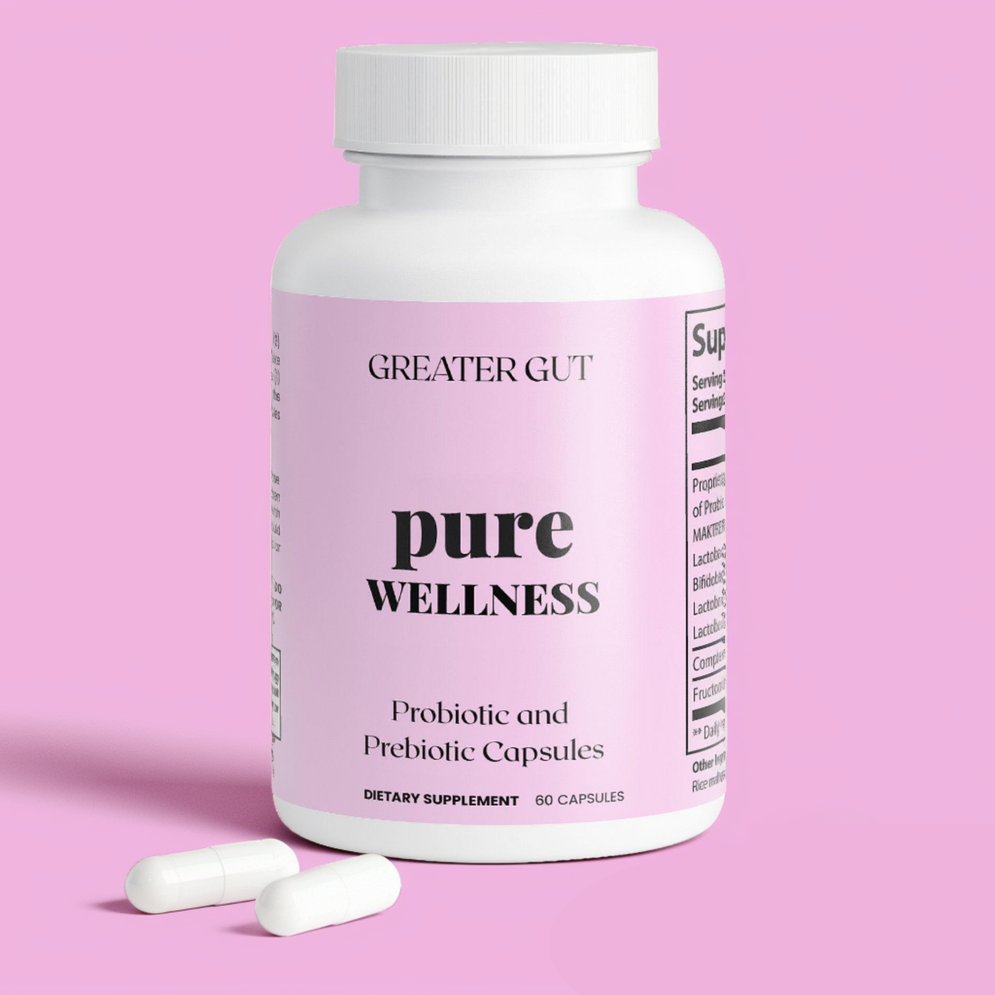 A GREATER GUT - Our Clinically Backed Probiotic + Prebiotic Blend